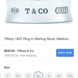 1837 Ring in Sterling Silver